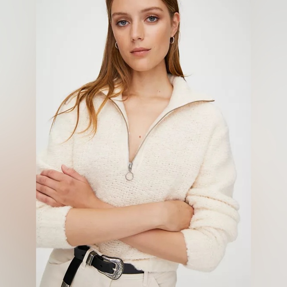 Wilfred (Aritzia) Gwynth Alpaca blend pullover sweater